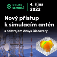 Nový přístup k simulacím antén s nástrojem Ansys Discovery