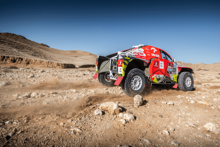 Shrek před aerodynamickou optimalizací - Dakar Rally 2022.png